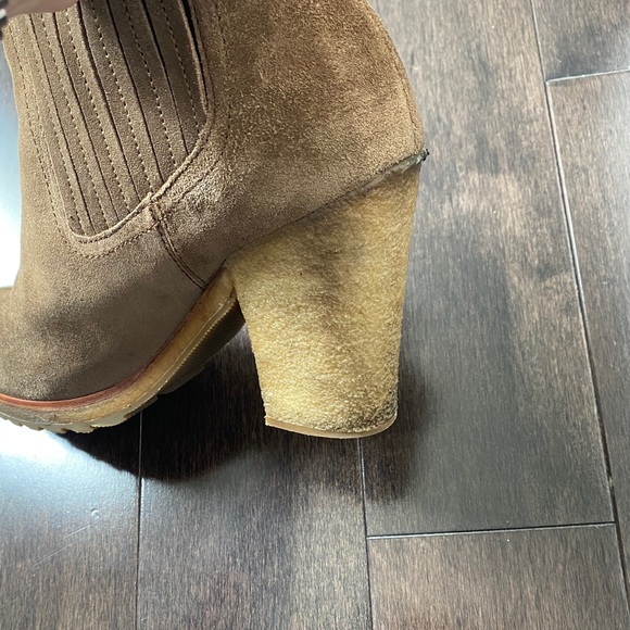 Prada suede booties light brown - Picture 3 of 10